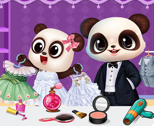 Play Panda Tropical Wedding Story — screenshot